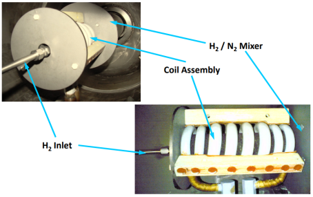 Induction coil photos with labels, Emrich 2009